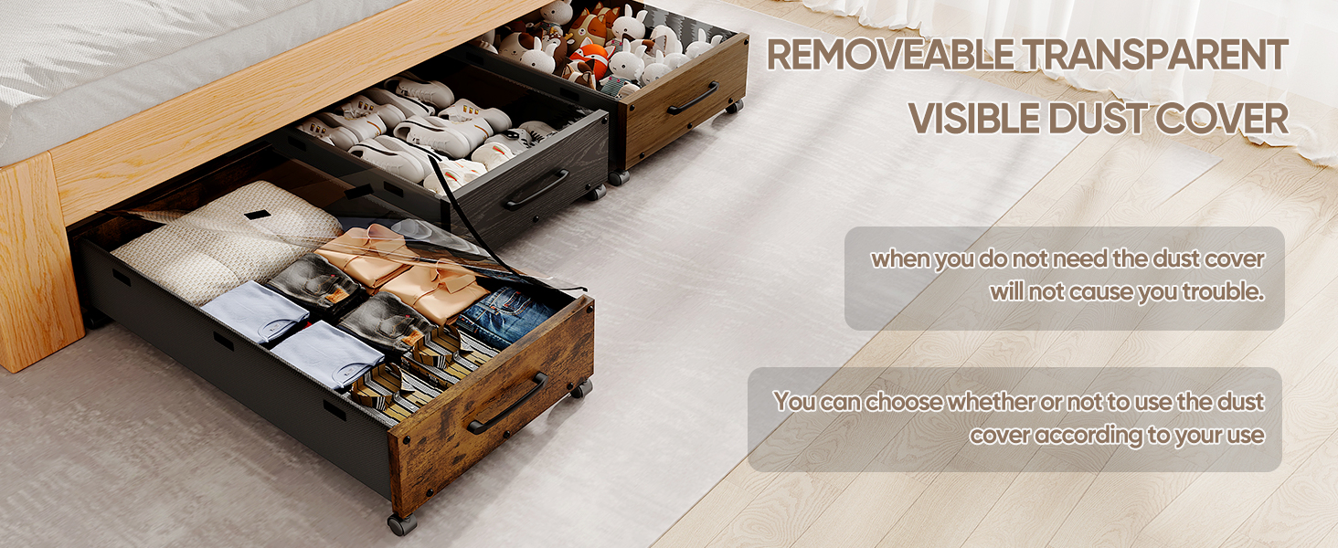 under bed storage containers with wheels