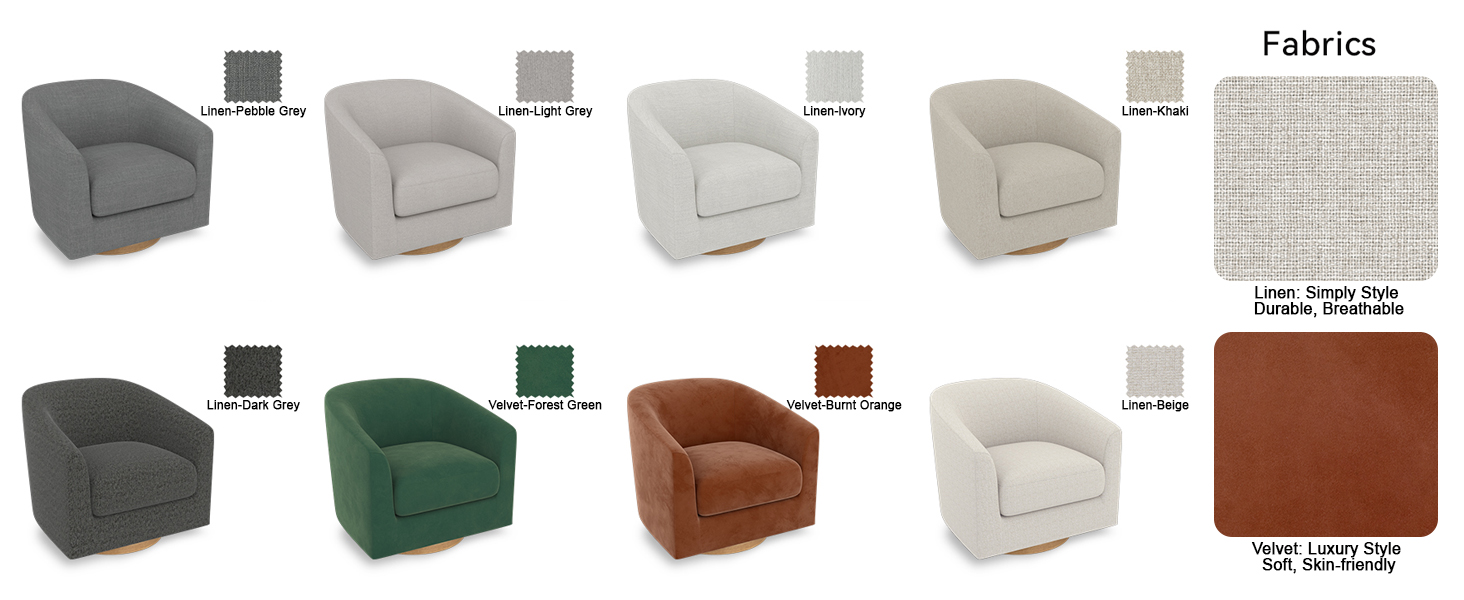 barrel swivel chair