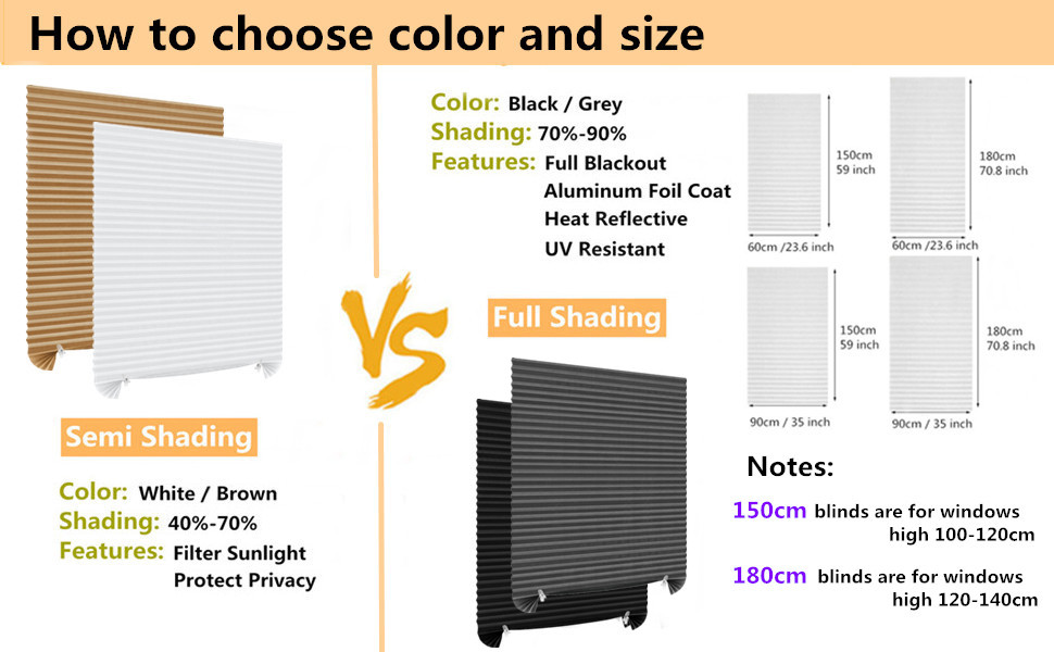 Temporary Blinds Blackout NonWoven Adhesive Paper Blinds Stick on No