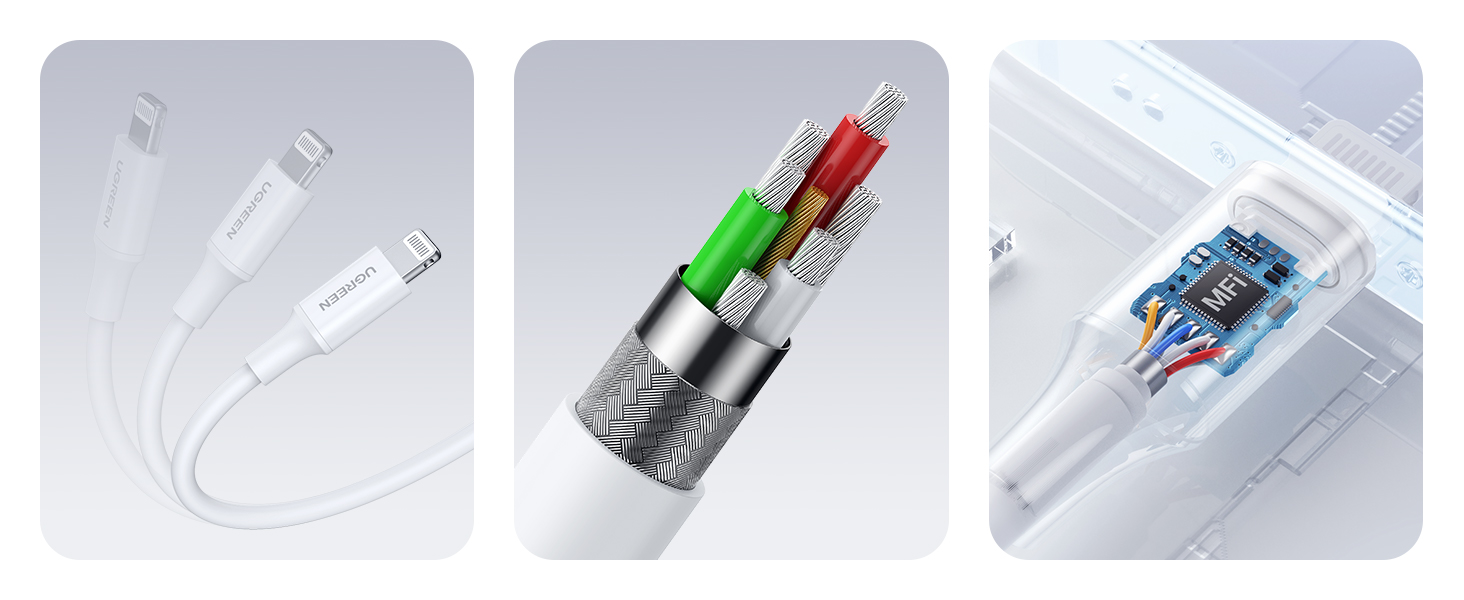 cable iphone carga rapida