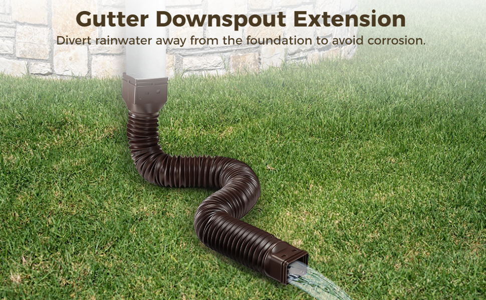 Homaisson Gutter Downspout Extensions, 2 Pack 2160