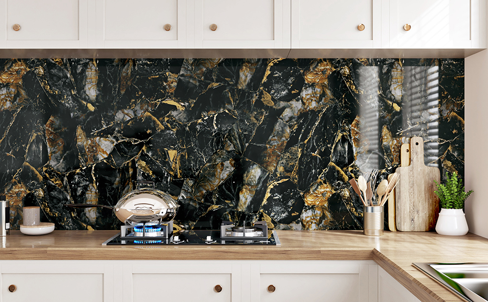 Kitchen Backsplash Wallpaper Peel and Stick Countertop