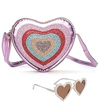 sac à main pour enfants en forme de cœur pour petites filles, cadeau d'anniversaire pour filles de 2, 3, 4, 5 à 7 ans, idéal pour les jouets pour filles