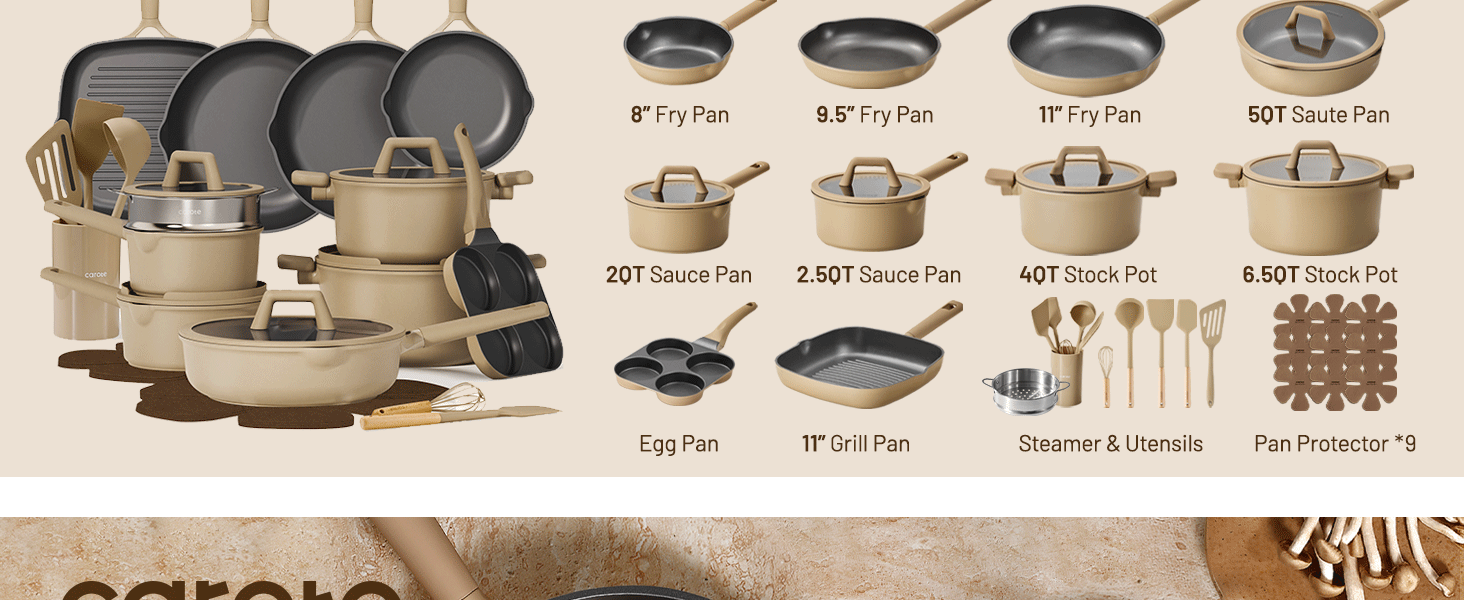 pots and pans