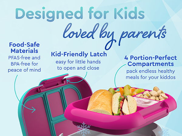 Bentgo Kids Chill Lunch Box - Bento-Style Meal Solution Bentgo Kids Chill Lunch Box - Bento-Style Meal Solution