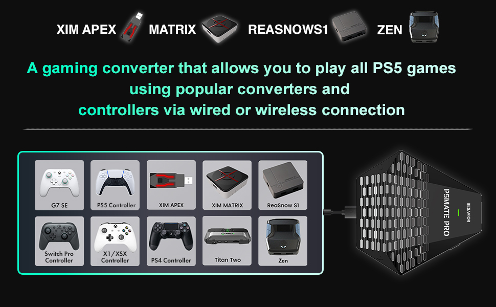 Amazon.com: Besavior Besavior P5Mate Pro Converter Wired