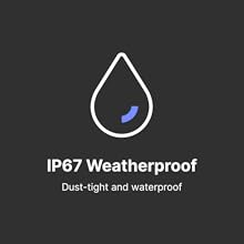 IP67 Waterproof protection from dust and moisture