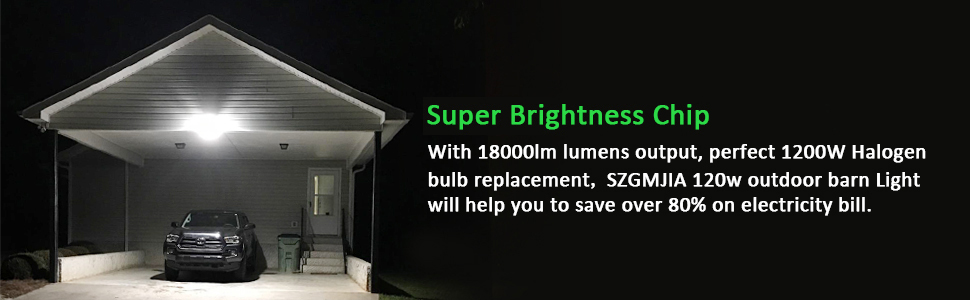 120w led barn light