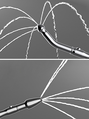 Dual nozzle multipurpose enema kit