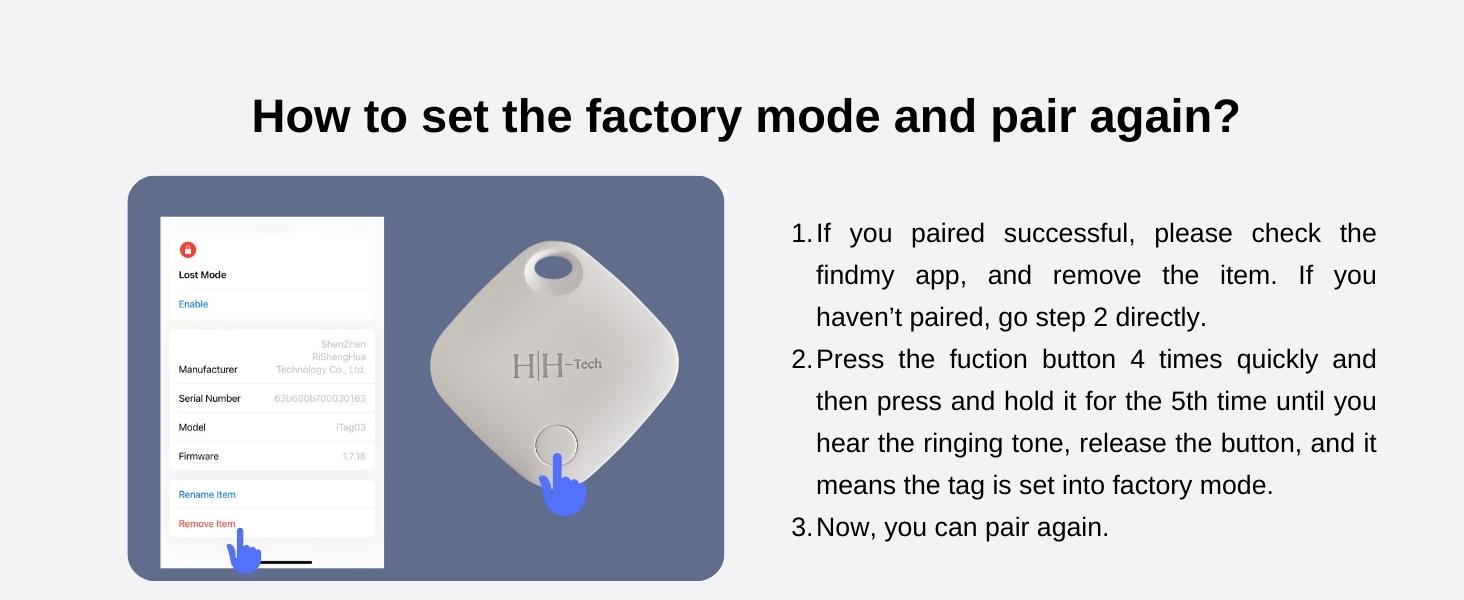 Smart Tag Apple Key Finder Item Finder with Worldwide Tracking Easily