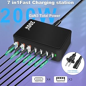200W USB Charger