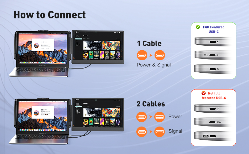 TJICHIHEAT Laptop Screen Extender S1 Laptop Monitor Extender how to connect