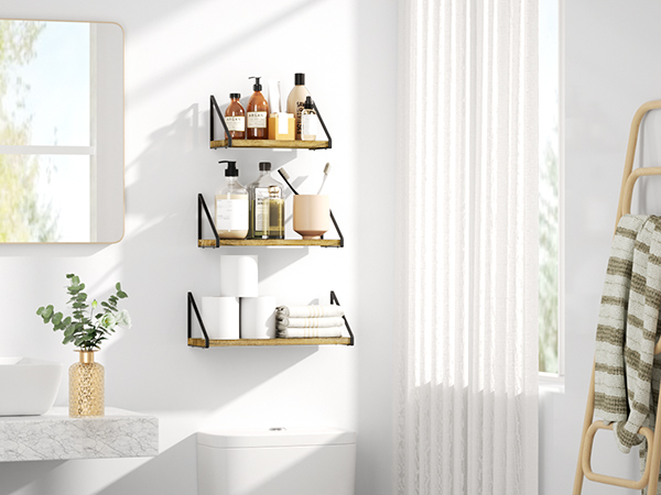 Amazon.com: Love-KANKEI Floating Shelves Wall Mounted Set of