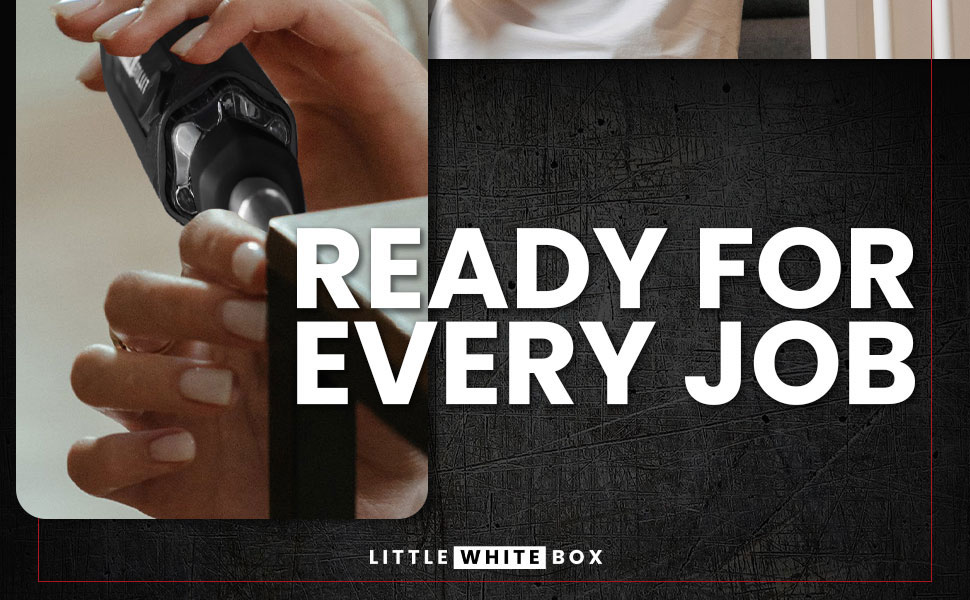 6in1 Screwdriver with Multi Bit Autoloading Barrel, Ergonomic Handle with Rotating Collar