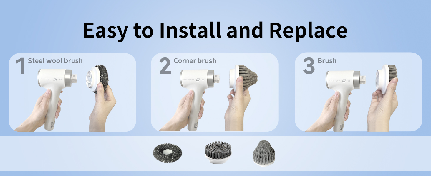 Electric Spin Scrubber for Cleaning, Bathroom Cleaning