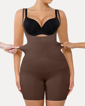 Brown shapewear bodysuit