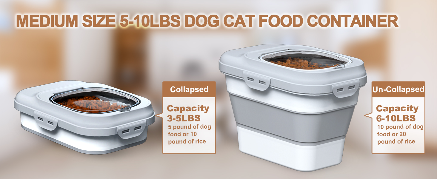 Cat Food Storage Container