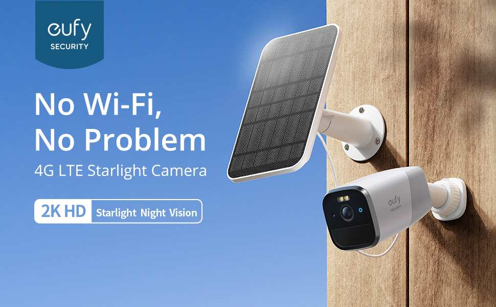 eufy Security 4G LTE No Wi-Fi Security Camera Outdoor Wireless with ...