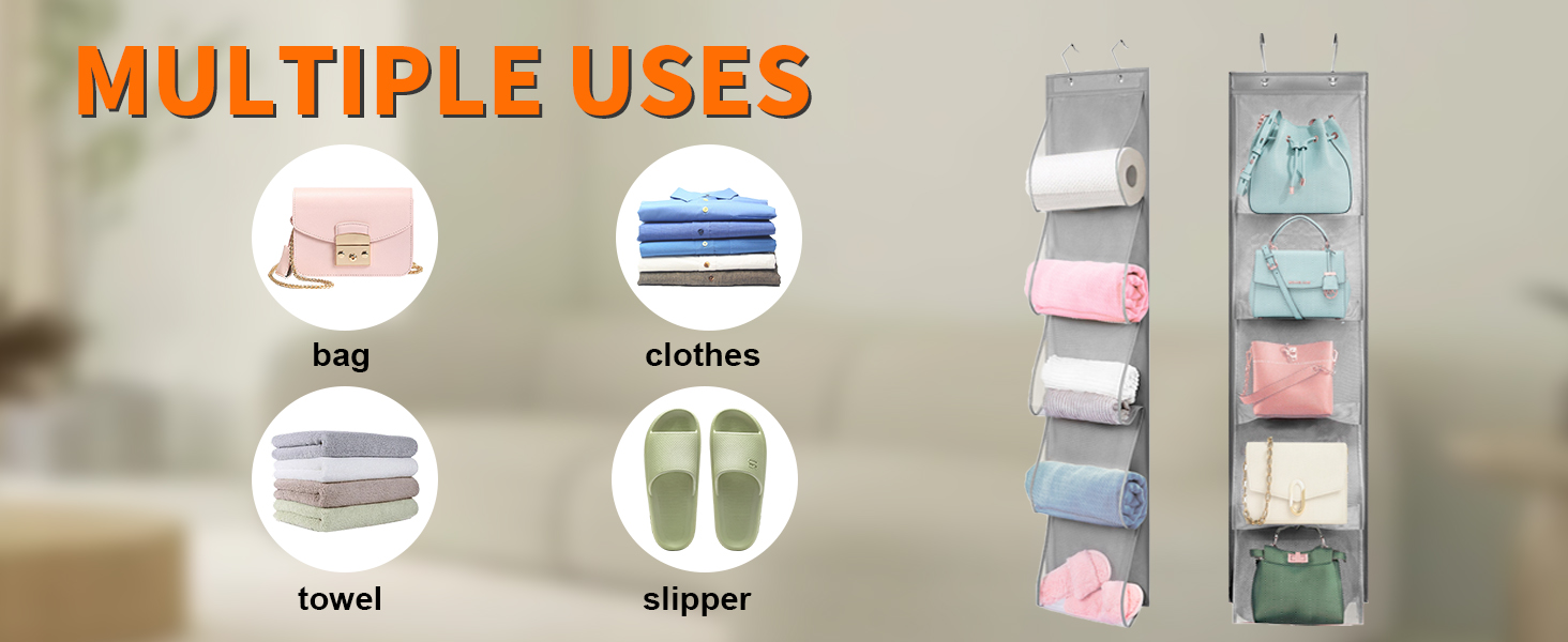 hanging handbag organizer