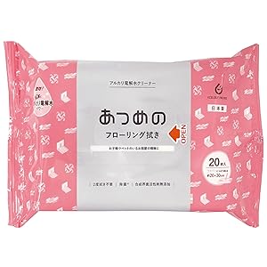 Amazon.co.jp: 服部製紙 掃除 ウェットシート 厚手 フローリング
