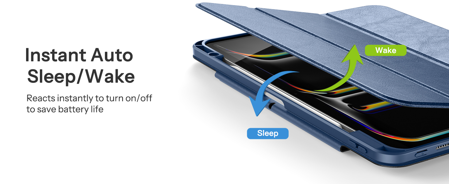 SPARIN Case for iPad Pro 13 inch 2024M4 with Pencil Holder