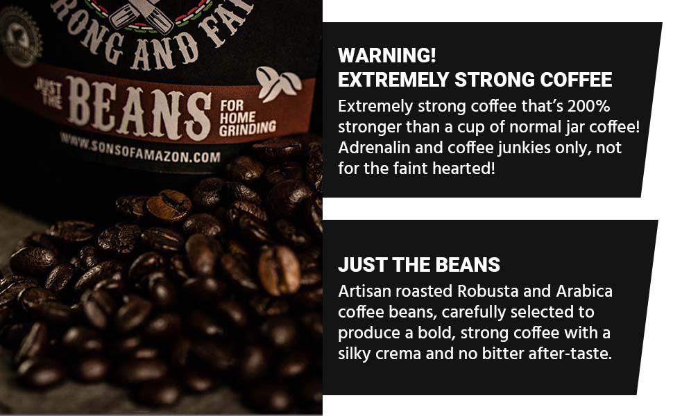 Sons of Amazon 500g Australia's Strongest Ground Coffee High