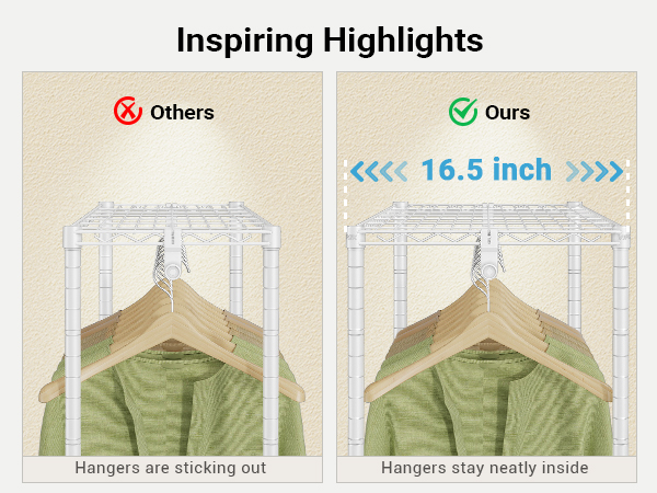 ②WWW_RACK WHAT WE WANT Amazon.com: VIPEK V40 Wire Garment Rack Heavy Duty Clothes
