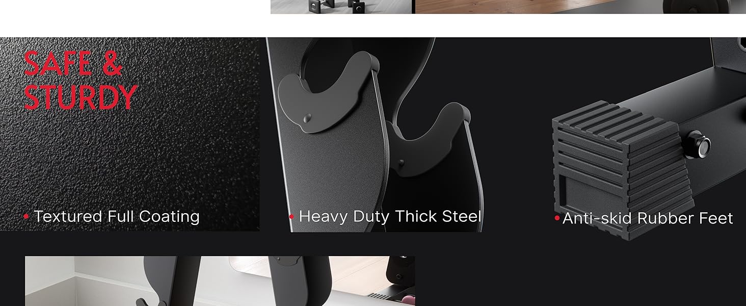 Crostice Dumbbell Rack Stand Only, Compatible with Peloton