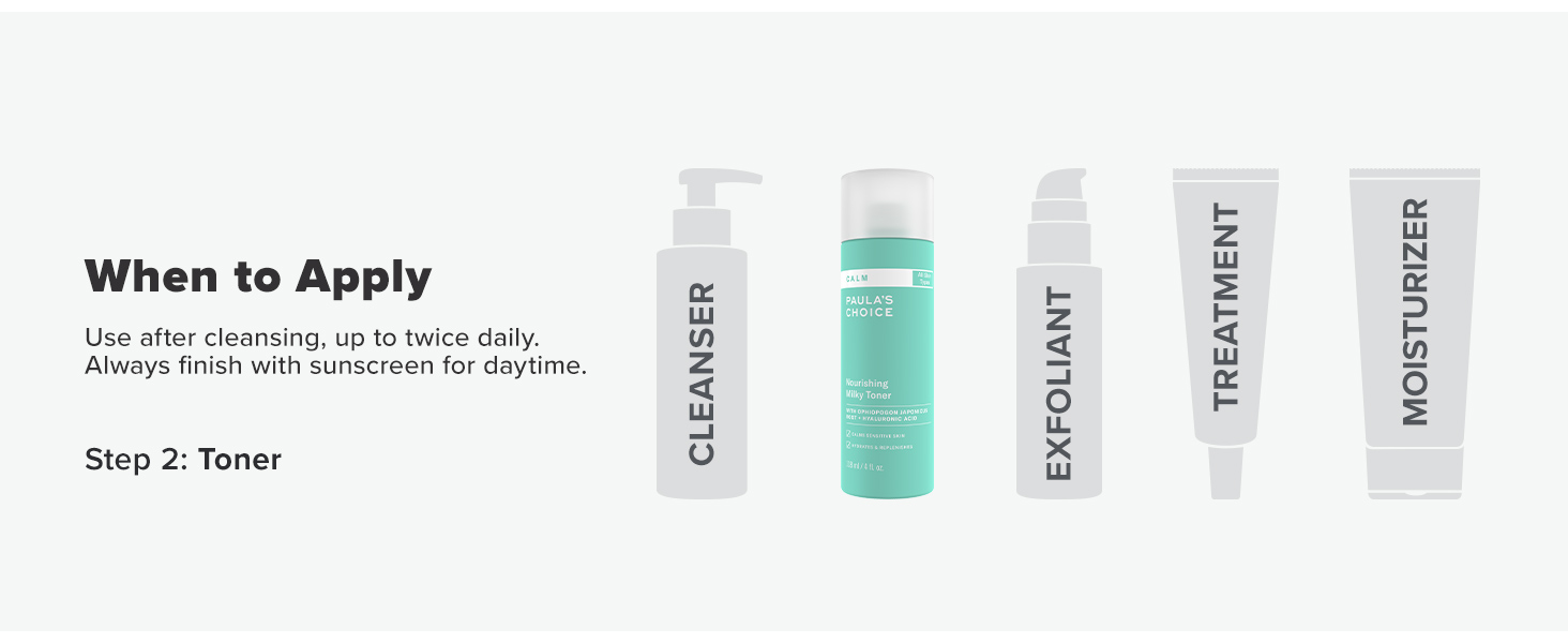 Use as second step in routine