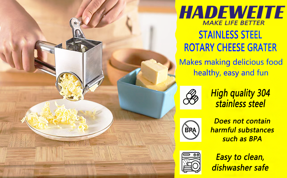 cheese grater hand crank hand held cheese grater