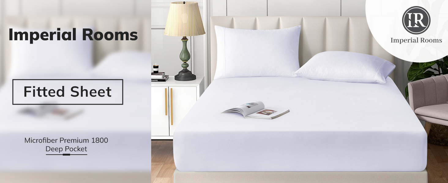 IR Imperial Rooms Fitted Sheet King Size 16 Inch Deep