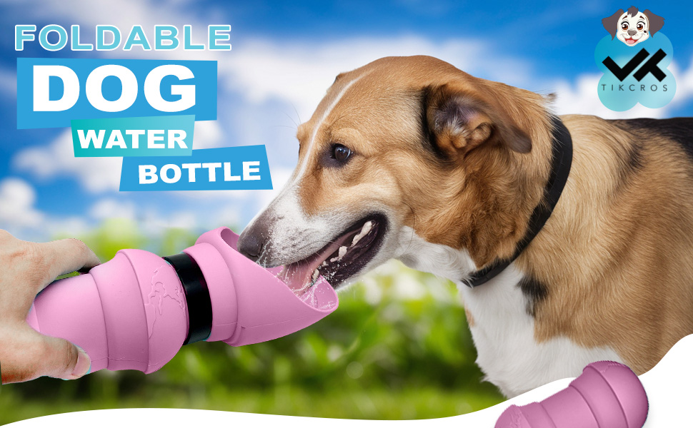 EBC - Dog water bottle (Pink) 1