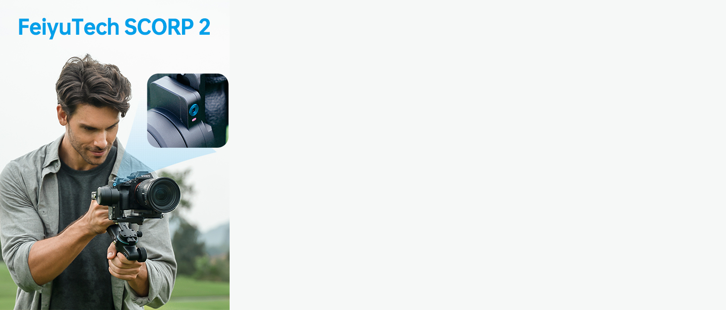 FeiyuTech SCORP 2 gimbal with AI tracking module