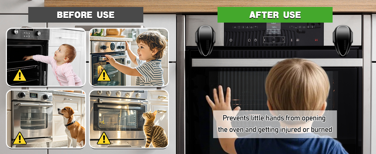 oven door lock child safety
