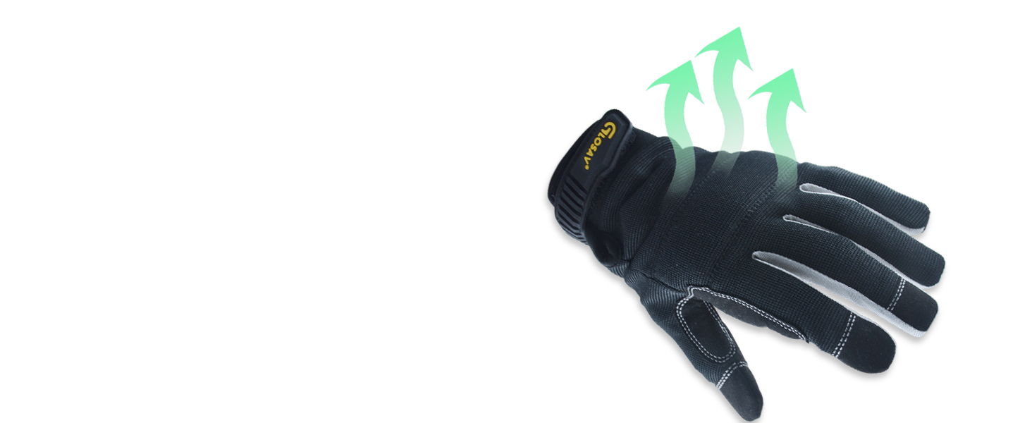 breathable work gloves