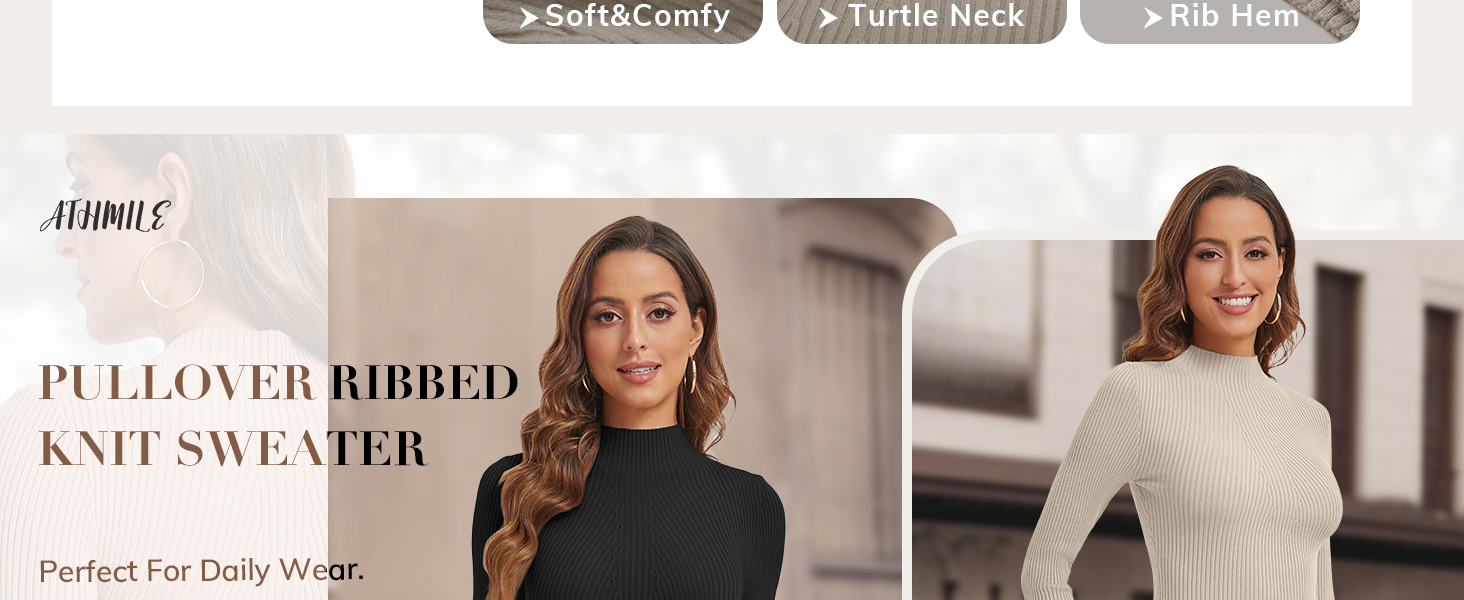 womens turtleneck long sleeve