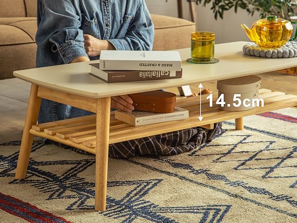 Amazon.co.jp: Pure luxe テーブル センターテーブル ロー