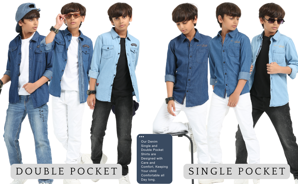 Boys Denim Shirts