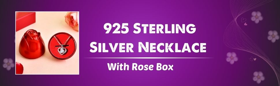 925 Sterling Silver Valentine Day Gift For Wife/girlfriend