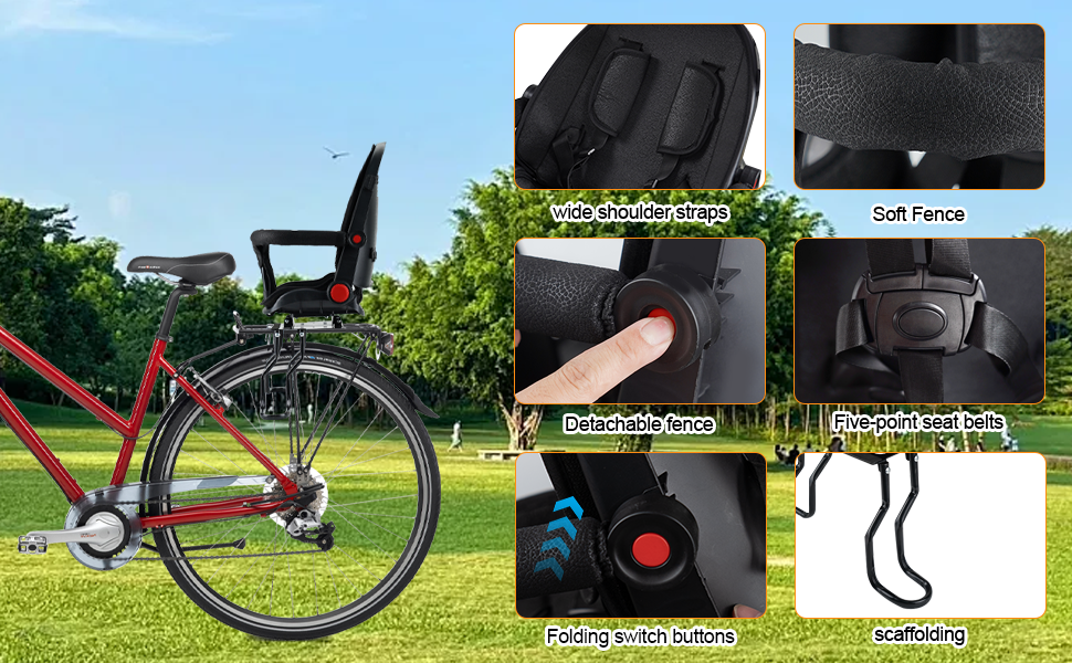 kids bike seat