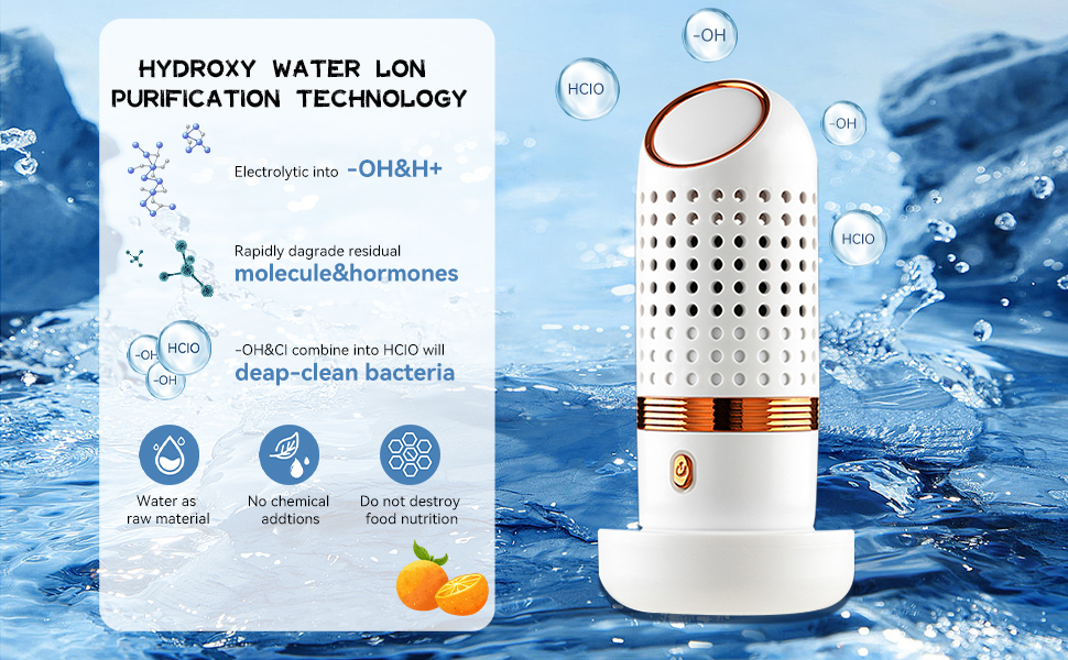 MEHIDFY Fruit and Vegetable Washing Machine, USB