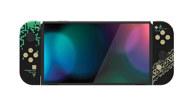 Nintendo Switch カスタム品 マットブラック eXtremeRate Nintendo Switch OLED Custom Replacement Full Set Shell