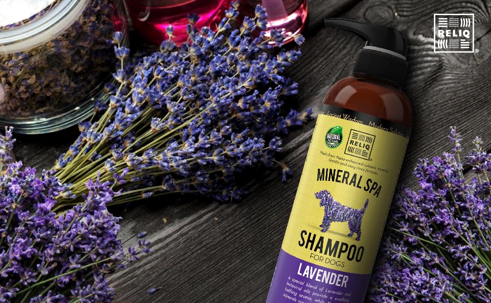 Pet Shampoos RELIQ Natural Mineral SPA Shampoo Lavender