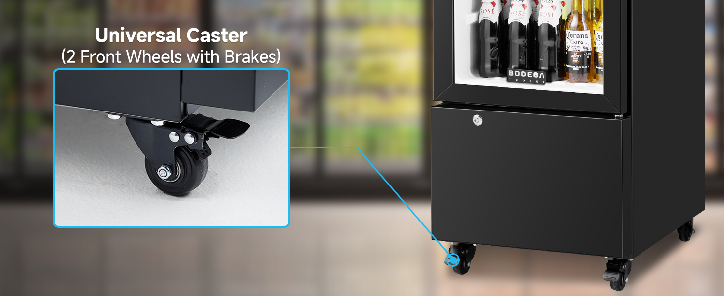 Commercial display refrigerator glass door Commercial merchandiser Refrigerator