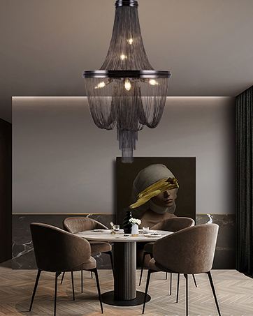 洋楽LDセット　11枚セット ZEDSUN Black Chandelier Extra Large Chandelier with Aluminum