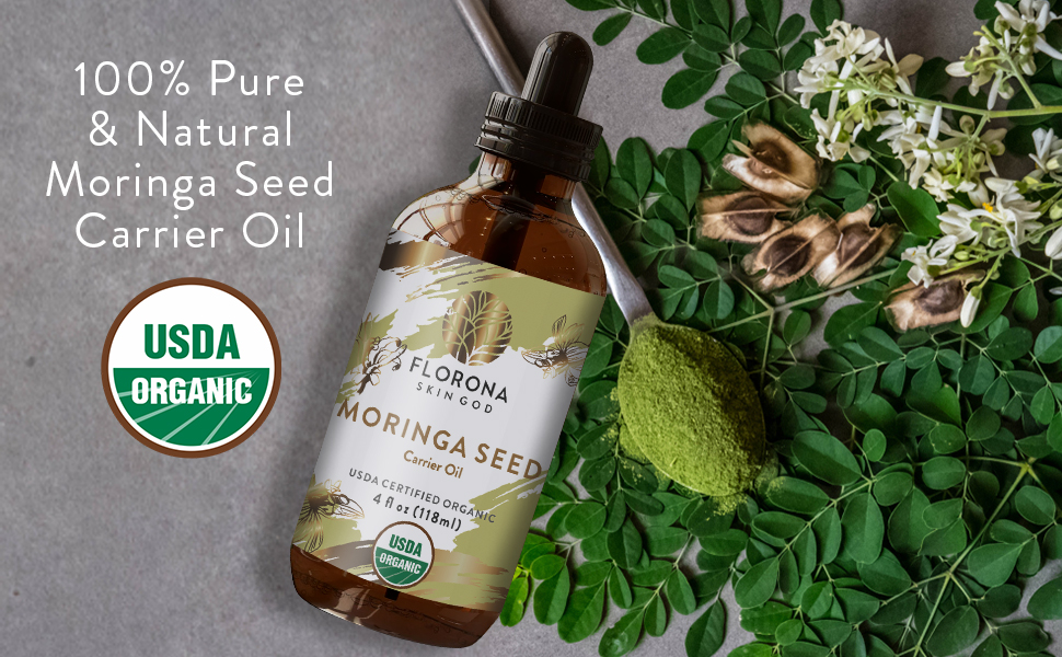 USDA Organic Moringa Seed Oil