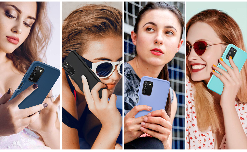 LeYi for Samsung A03S Phone Case Galaxy A03s Phone Case with [2 x