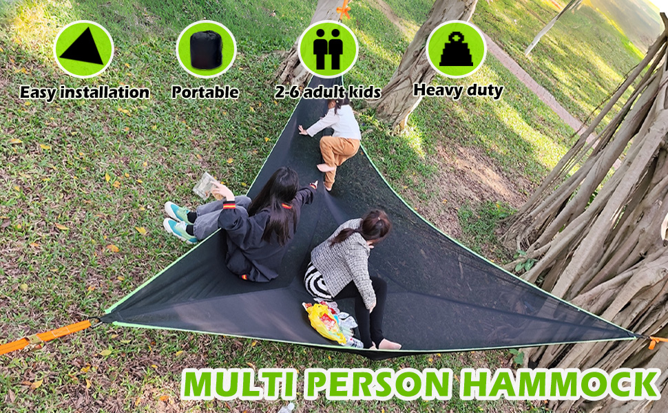 Triangle Hammock 13ft Sky Camping Hammock for Multi