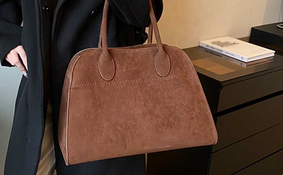 Amazon.com: Generic Suede Tote Bag for Women Casual Work