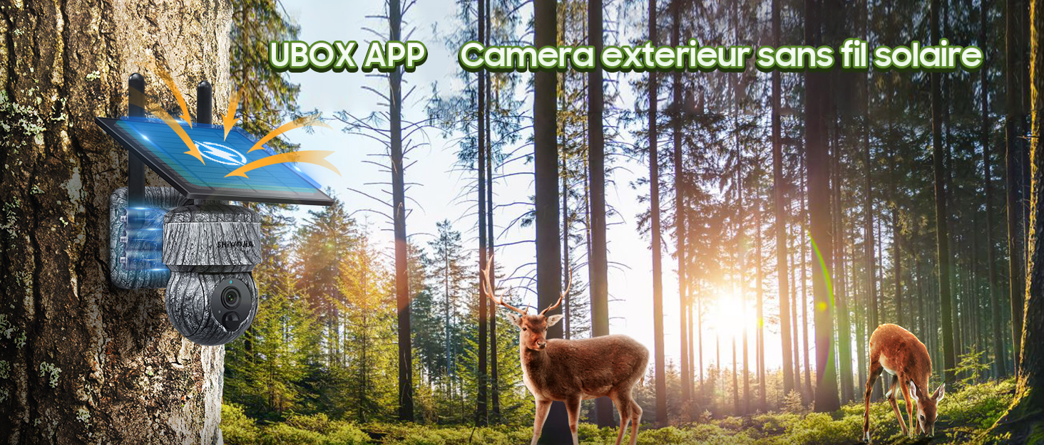 Camera exterieur sans fil solaire